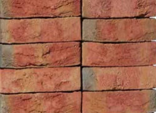 Облицовочный кирпич WASSERSTRICH Светло-красный пестрый (hellrot-bunt) ручн.форм. (handform), 240x115x71 мм, Röben