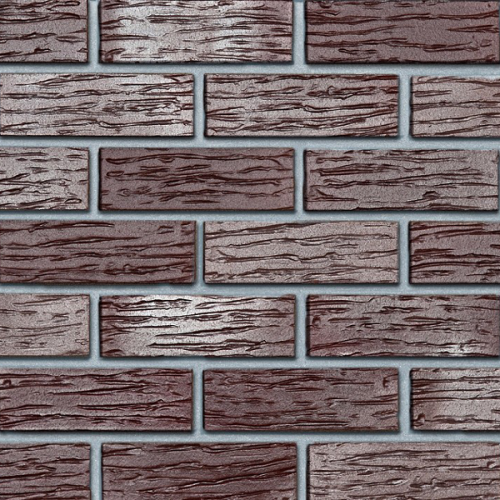 Облицовочный кирпич ADELAJDA Бургунд рифленая, 240x65x71 мм, Röben