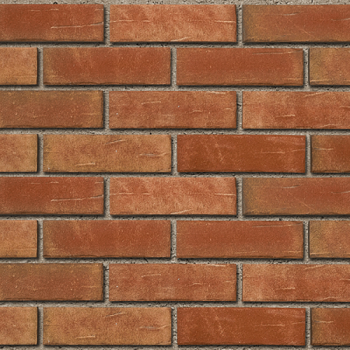 Клинкерная облицовочная плитка AARHUS Красно-пёстрый (Rot- bunt) 240x14x71 мм, Röben