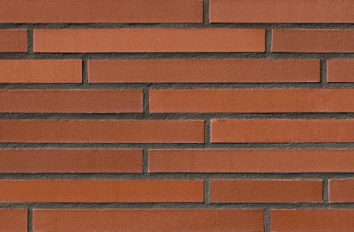 Облицовочный клинкерный кирпич Langformat, DF 490x115x52 мм, Sonnenrot, ABC Klinkergruppe Brick