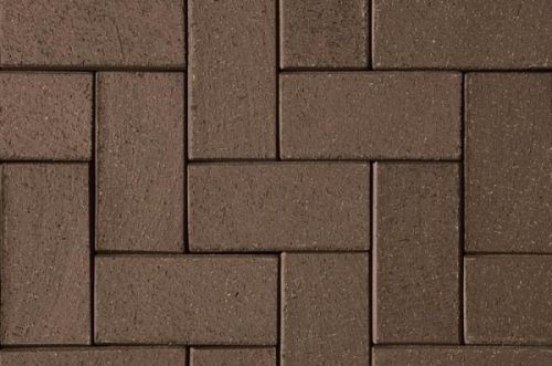 Тротуарная клинкерная брусчатка, Schwarz Braun 200х100х20 мм, ABC Klinkergruppe Brick