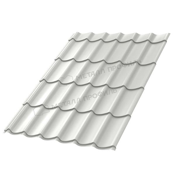 Металлочерепица МЕТАЛЛ ПРОФИЛЬ Ламонтерра НормалМП (ПЭ-01-9002-0.5) 
