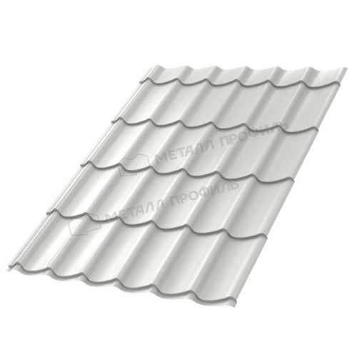 Металлочерепица МЕТАЛЛ ПРОФИЛЬ Ламонтерра НормалМП (ПЭ-01-9002-0.5) 