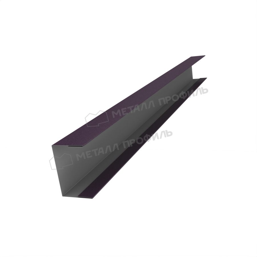 Планка стойки забора 35мм 36х24 х 2000 (VALORI-20-Violet-0.5)