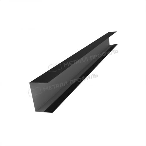 Планка стойки забора 35мм 36х24 х 2500 (VikingMP E-20-9005-0.5)