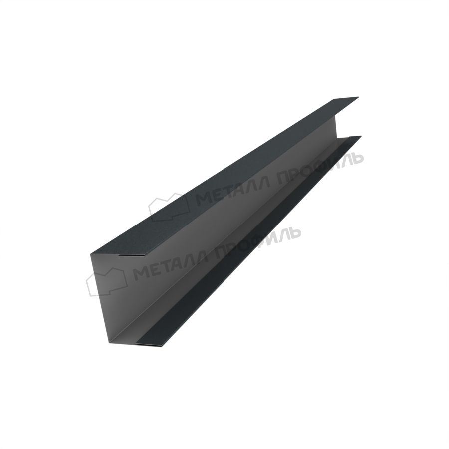 Планка стойки забора 35мм 36х24 х 2500 (VikingMP-01-7016-0.45)