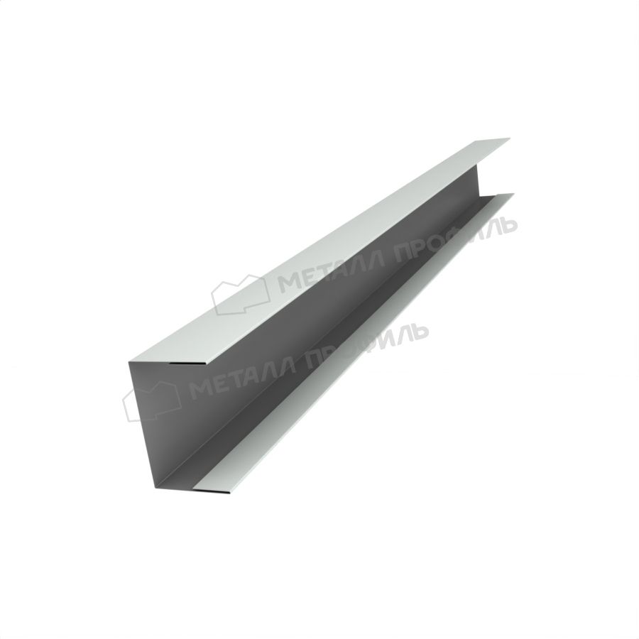 Планка стойки забора 40мм 30х40 х 3000 NormanMP (ПЭ-01-7035-0.5)