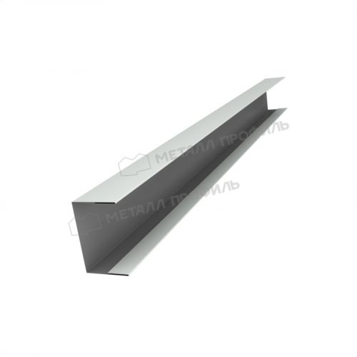 Планка стойки забора 40мм 30х40 х 3000 NormanMP (ПЭ-01-7035-0.5)