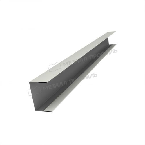 Планка стойки забора 40мм 30х40 х 3000 NormanMP (ПЭ-01-9010-0.5)