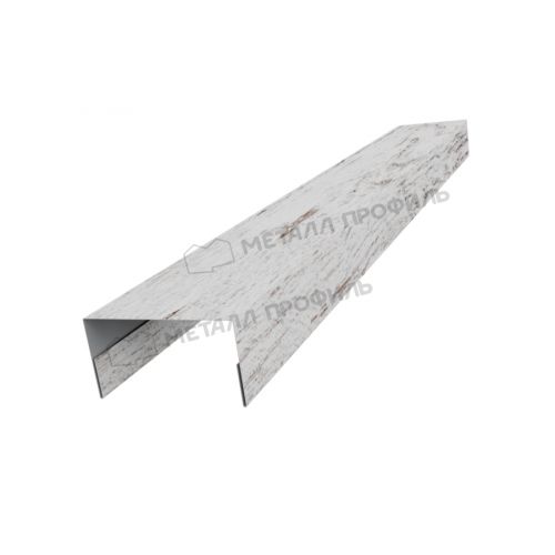 Планка стойки забора 60мм 35х60 х 2500 (ECOSTEEL_MA-01-Беленый Дуб-0.5)