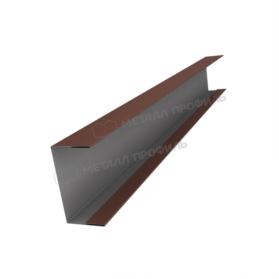 Планка стойки забора 60мм 35х60 х 2500 (VikingMP-01-8017-0.45)
