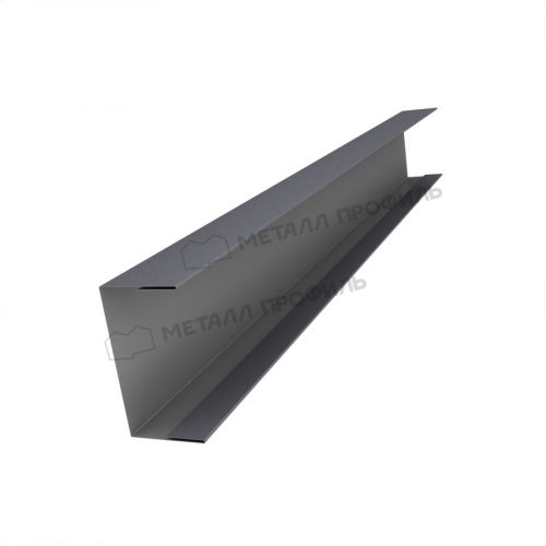 Планка стойки забора 60мм 35х60 х 3000 (VALORI-20-Grey-0.5)