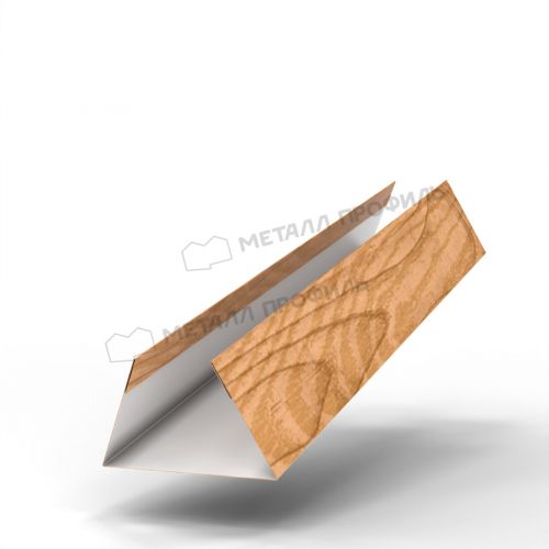 Планка стыковочная сборная нижняя Woodstock 50х33х3000 (ECOSTEEL_T-01-Сосна-0.5)