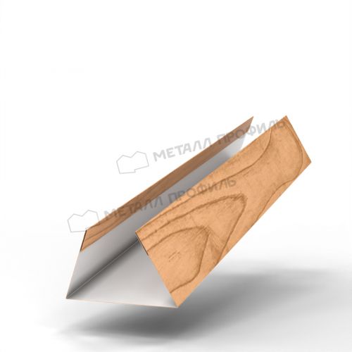 Планка стыковочная сборная нижняя Woodstock 50х33х3000 (ECOSTEEL-01-Сосна-0.5)