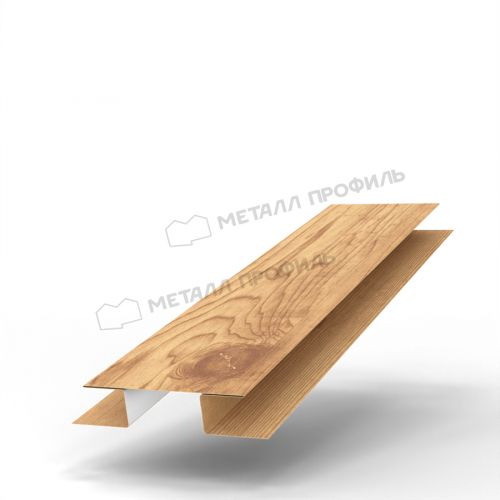 Планка стыковочная сложная 75х3000 (ECOSTEEL_MA-01-Сосна-0.5)