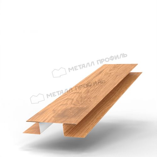 Планка стыковочная сложная 75х3000 (ECOSTEEL_T-01-Сосна-0.5)