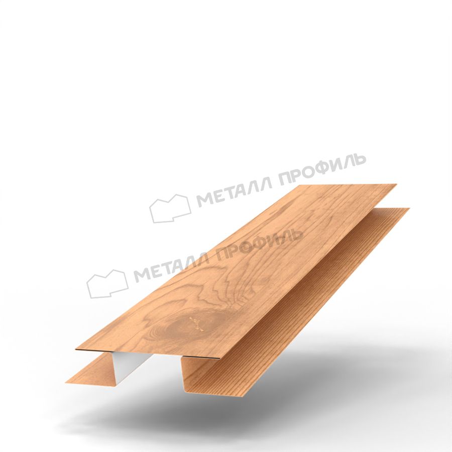 Планка стыковочная сложная 75х3000 (ECOSTEEL-01-Сосна-0.5)