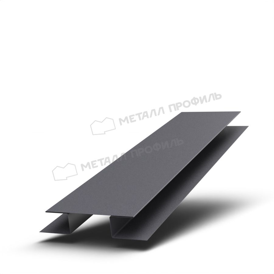 Планка стыковочная сложная 75х3000 (VALORI-20-Grey-0.5)
