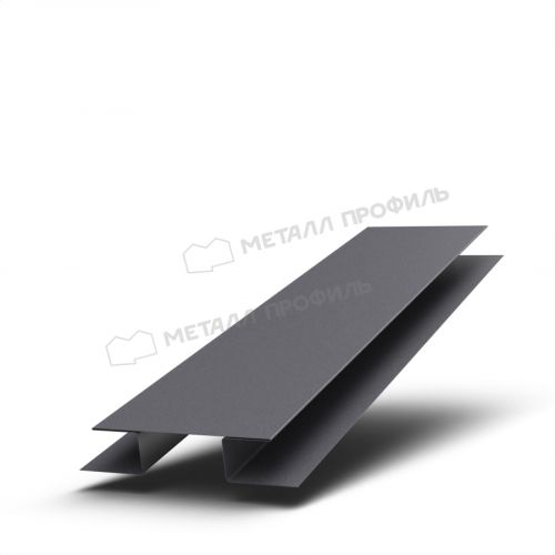 Планка стыковочная сложная 75х3000 (VALORI-20-Grey-0.5)