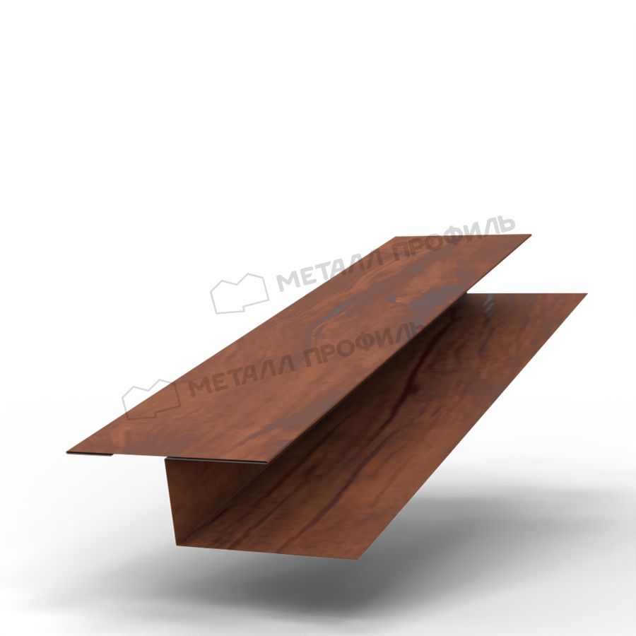 Планка стыковочная универсальная 50х18х3000 (ECOSTEEL_MA-01-Бразил. Вишня-0.5)