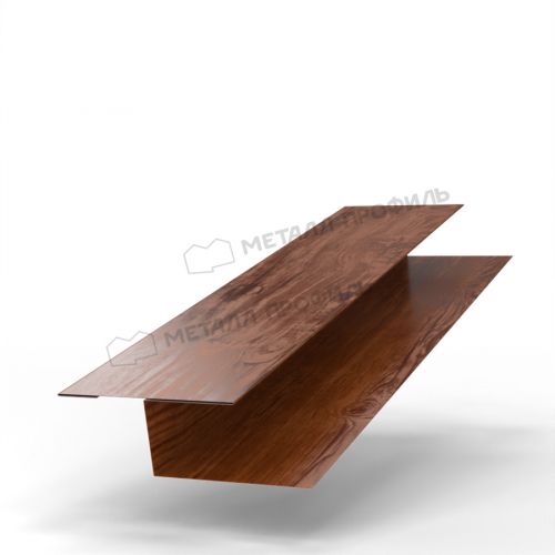 Планка стыковочная универсальная 50х18х3000 (ECOSTEEL-01-МореныйДуб-0.5)