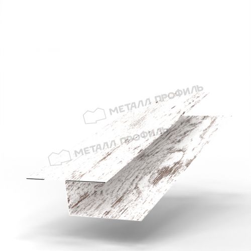 Планка стыковочная универсальная Woodstock 50х30х3000 (ECOSTEEL_MA-01-Беленый Дуб-0.5)