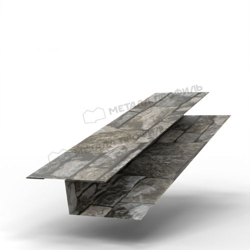 Планка стыковочная универсальная Woodstock 50х30х3000 (ECOSTEEL-01-Белый Камень ПР-0.5)