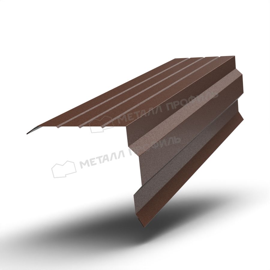 Планка торцевая 90х115х2000 (VALORI-20-Brown-0.5)