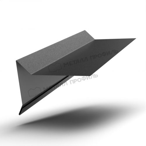 Планка торцевая для мягкой кровли 55х72х2000 (VikingMP-01-9005-0.45)