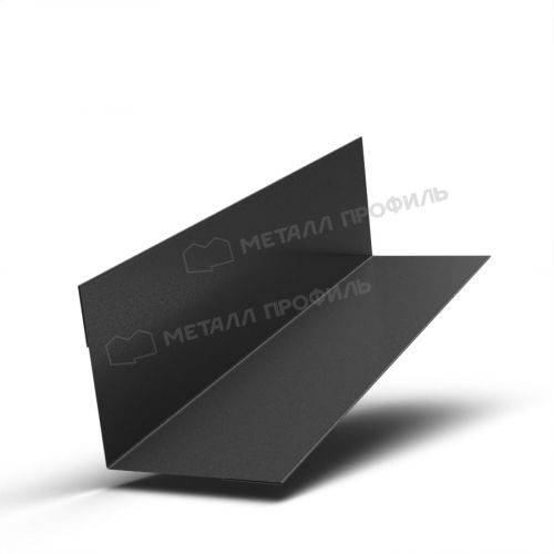 Планка угла внутреннего 50х50х2000 (VALORI-20-DarkGrey-0.5)