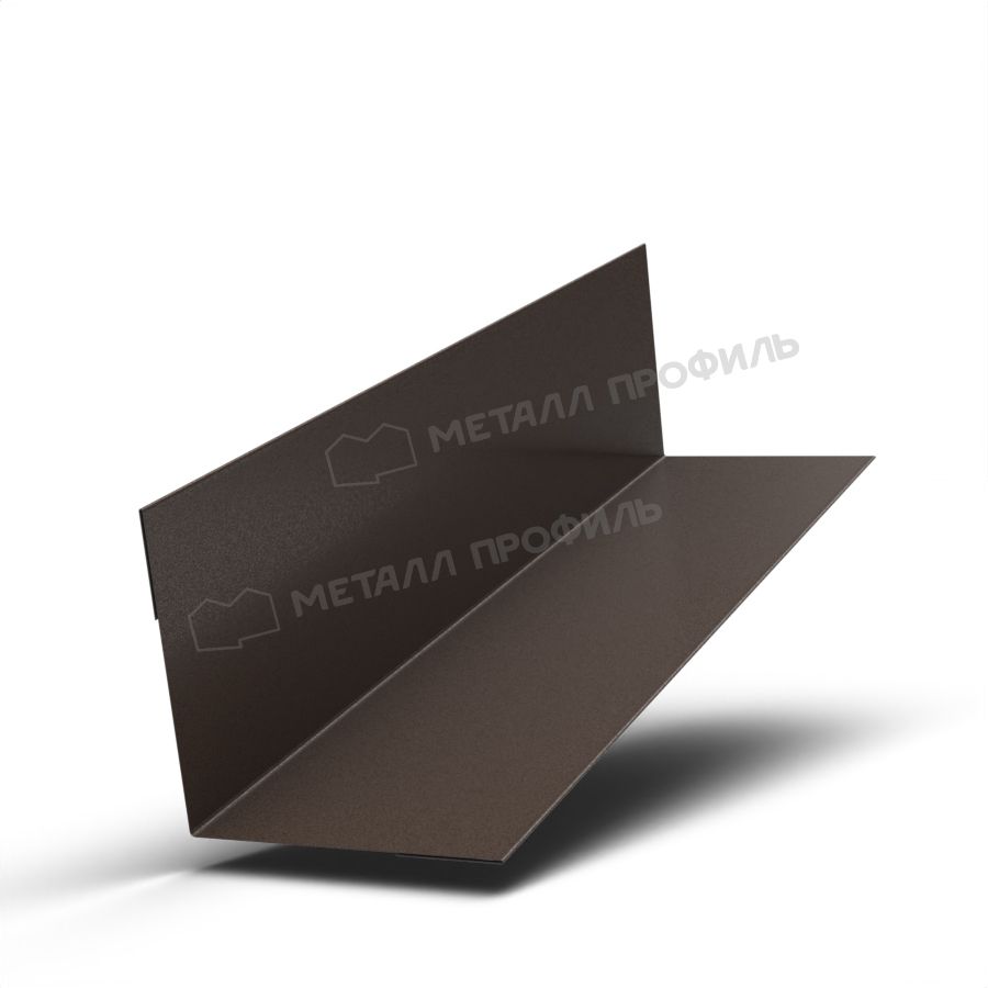 Планка угла внутреннего 50х50х3000 (VALORI-20-DarkBrown-0.5)