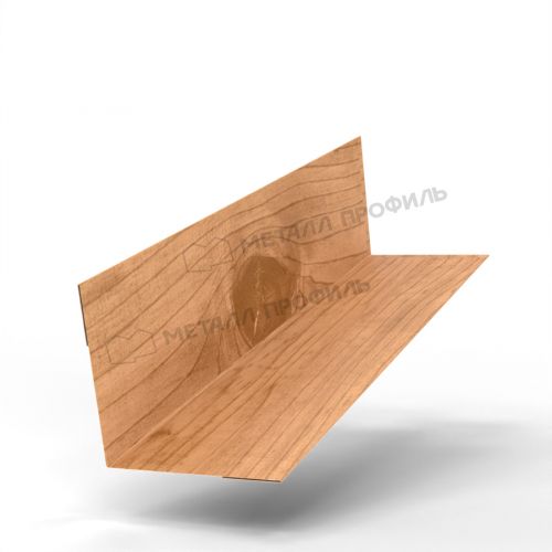 Планка угла внутреннего 75х75х3000 (ECOSTEEL-01-Сосна-0.5)