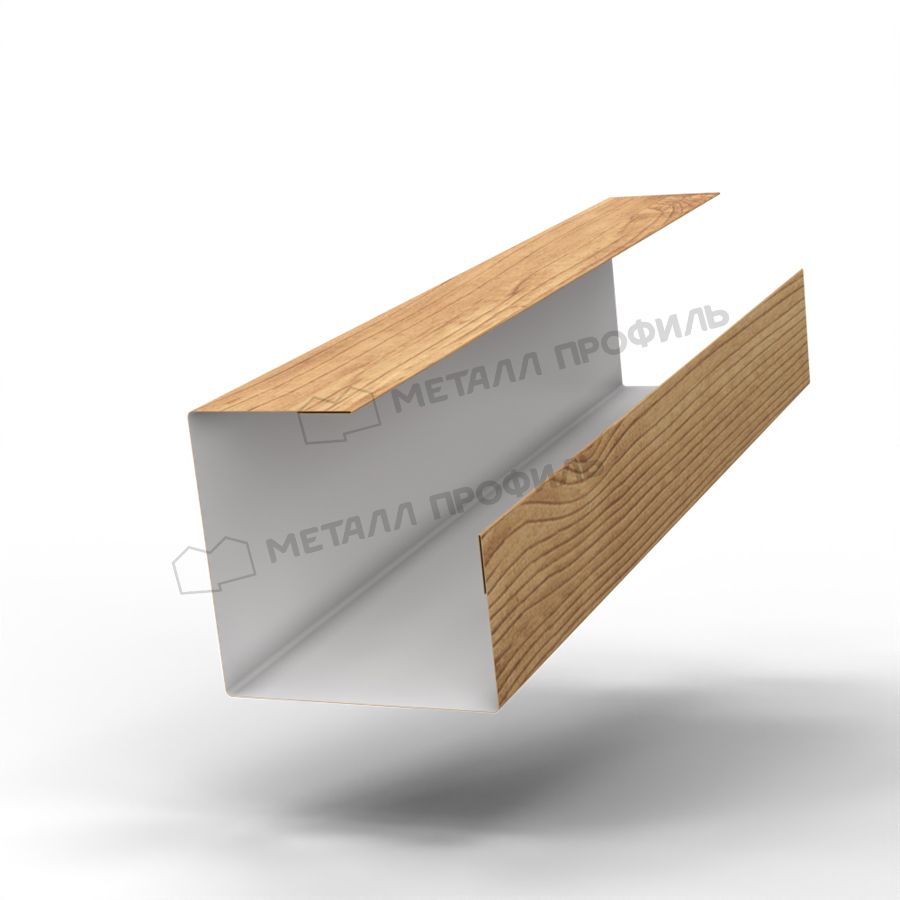 Планка угла внутреннего сборная нижняя Woodstock 50х30х3000 (ECOSTEEL_MA-01-Сосна-0.5)