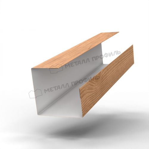 Планка угла внутреннего сборная нижняя Woodstock 50х30х3000 (ECOSTEEL-01-Сосна-0.5)