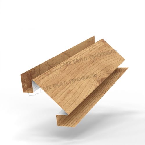 Планка угла внутреннего сложного Woodstock 75х3000 (ECOSTEEL_MA-01-Сосна-0.5)
