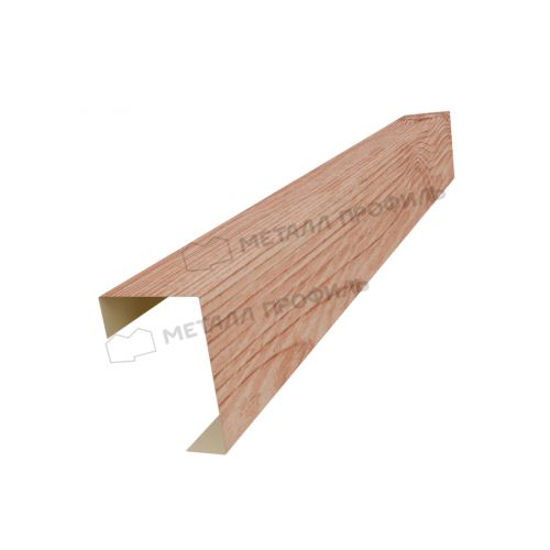 Планка угла декоративная на столб 40мм 42х62 х 2000 (ECOSTEEL_T-01-Кедр-0.5)
