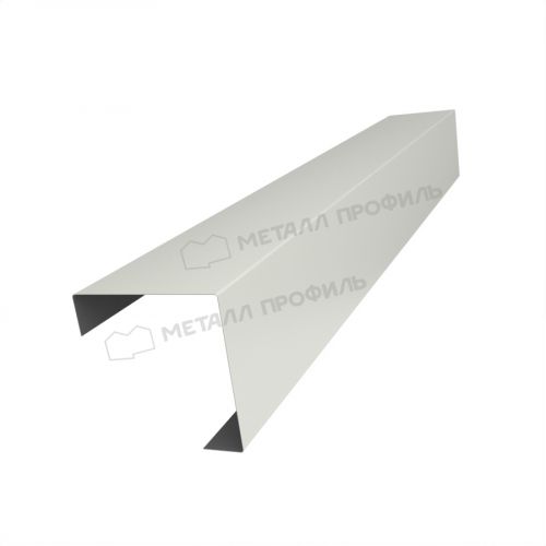 Планка угла декоративная на столб 60мм 62х62 х 2000 NormanMP (ПЭ-01-9010-0.5)