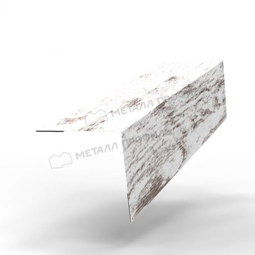 Планка угла наружного 30х30х2000 (ECOSTEEL_MA-01-Беленый Дуб-0.5)
