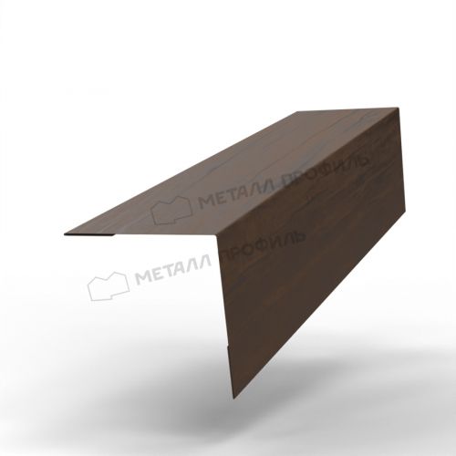 Планка угла наружного 75х75х2000 (ECOSTEEL_MA-01-МореныйДуб-0.5)