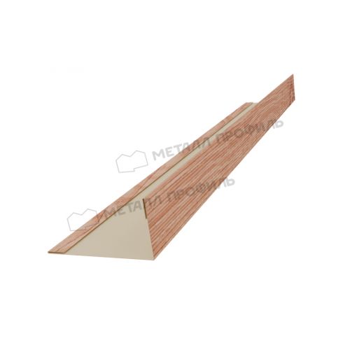 Планка угла усиливающая для забора 40х20 х 2000 (ECOSTEEL_T-01-Кедр-0.5)