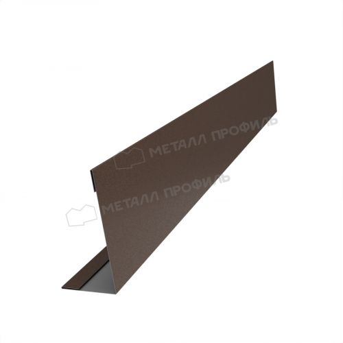 Планка угла усиливающая для забора 40х20 х 2500 (VALORI-20-DarkBrown-0.5)