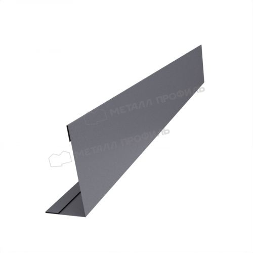 Планка угла усиливающая для забора 40х20 х 3000 (VALORI Д-20-Grey\Grey-0.5)