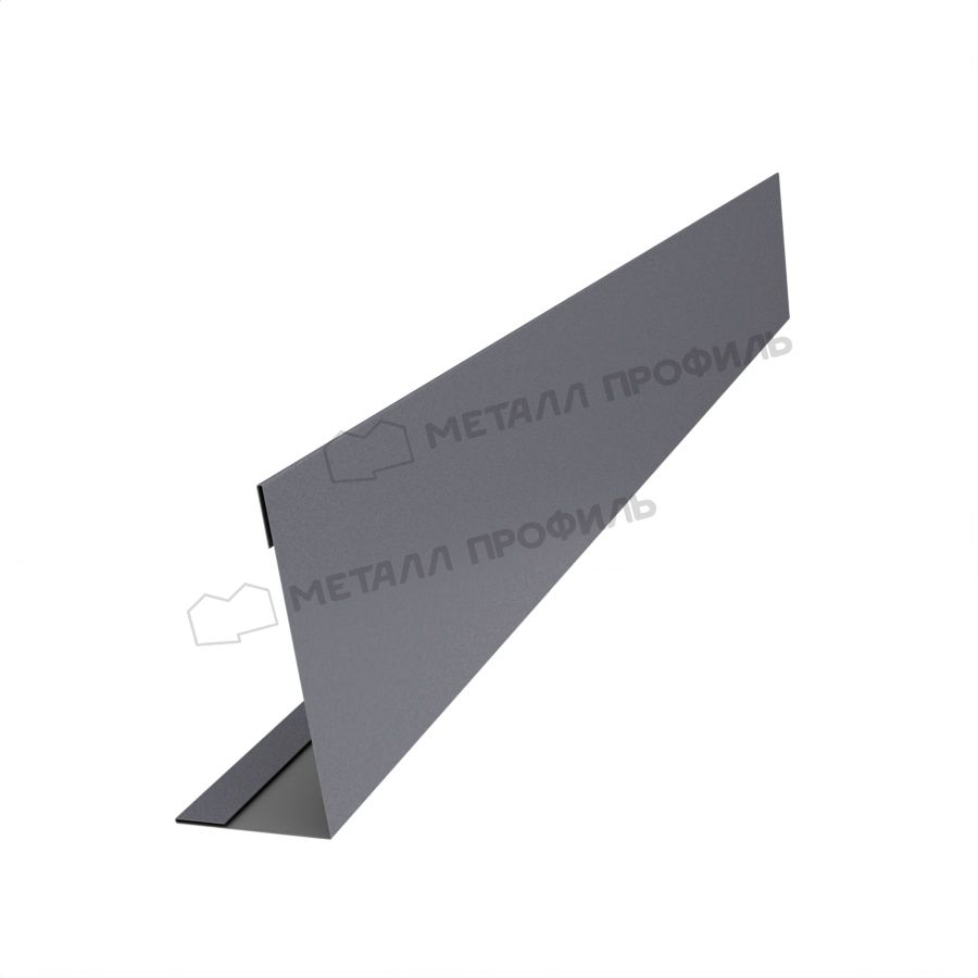 Планка угла усиливающая для забора 40х20 х 3000 (VALORI-20-Grey-0.5)