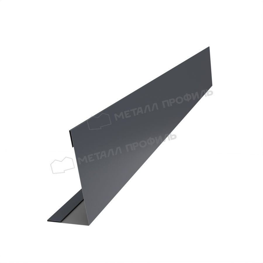 Планка угла усиливающая для забора 40х20 х 3000 NormanMP (ПЭ-01-7024-0.5)