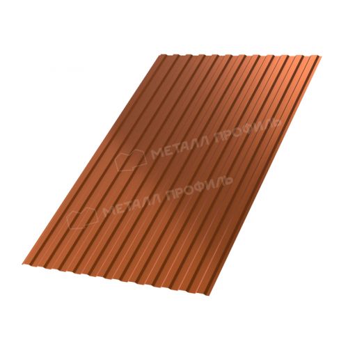 Профлист МЕТАЛЛ ПРОФИЛЬ МП-10x1100-A (AGNETA_Д-03-Copper-0,5)