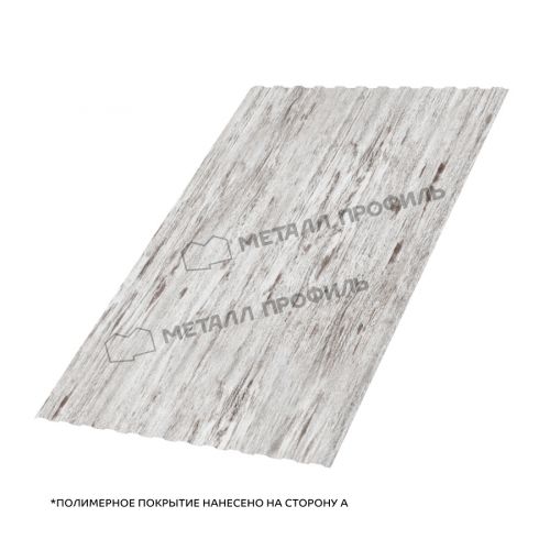 Профлист МЕТАЛЛ ПРОФИЛЬ МП-10x1100-A (ECOSTEEL_MA-01-Беленый Дуб-0,5)