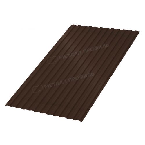 Профлист МЕТАЛЛ ПРОФИЛЬ МП-10х1100 (VALORI-20-Brown-0.5)