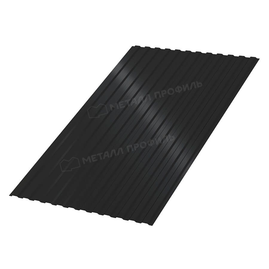 Профлист МЕТАЛЛ ПРОФИЛЬ МП-10х1100 (VALORI-20-DarkGrey-0.5)