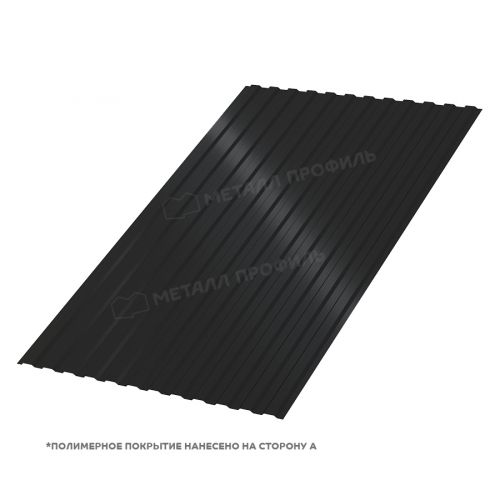 Профлист МЕТАЛЛ ПРОФИЛЬ МП-10х1100-A (PURMAN-20-9005-0,7)