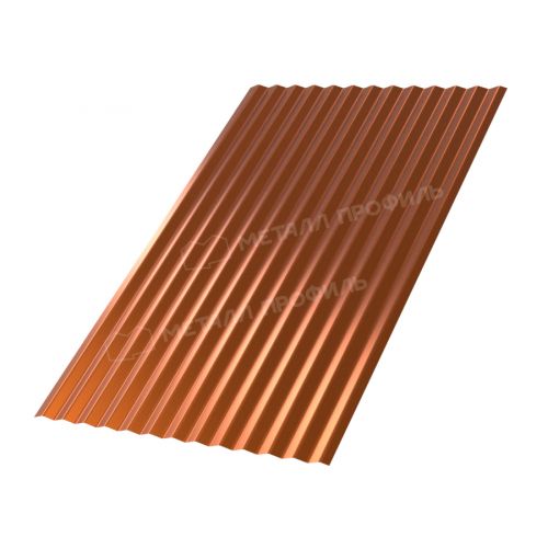 Профлист МЕТАЛЛ ПРОФИЛЬ МП-18x1100-A (AGNETA_Д-03-Copper-0,5)
